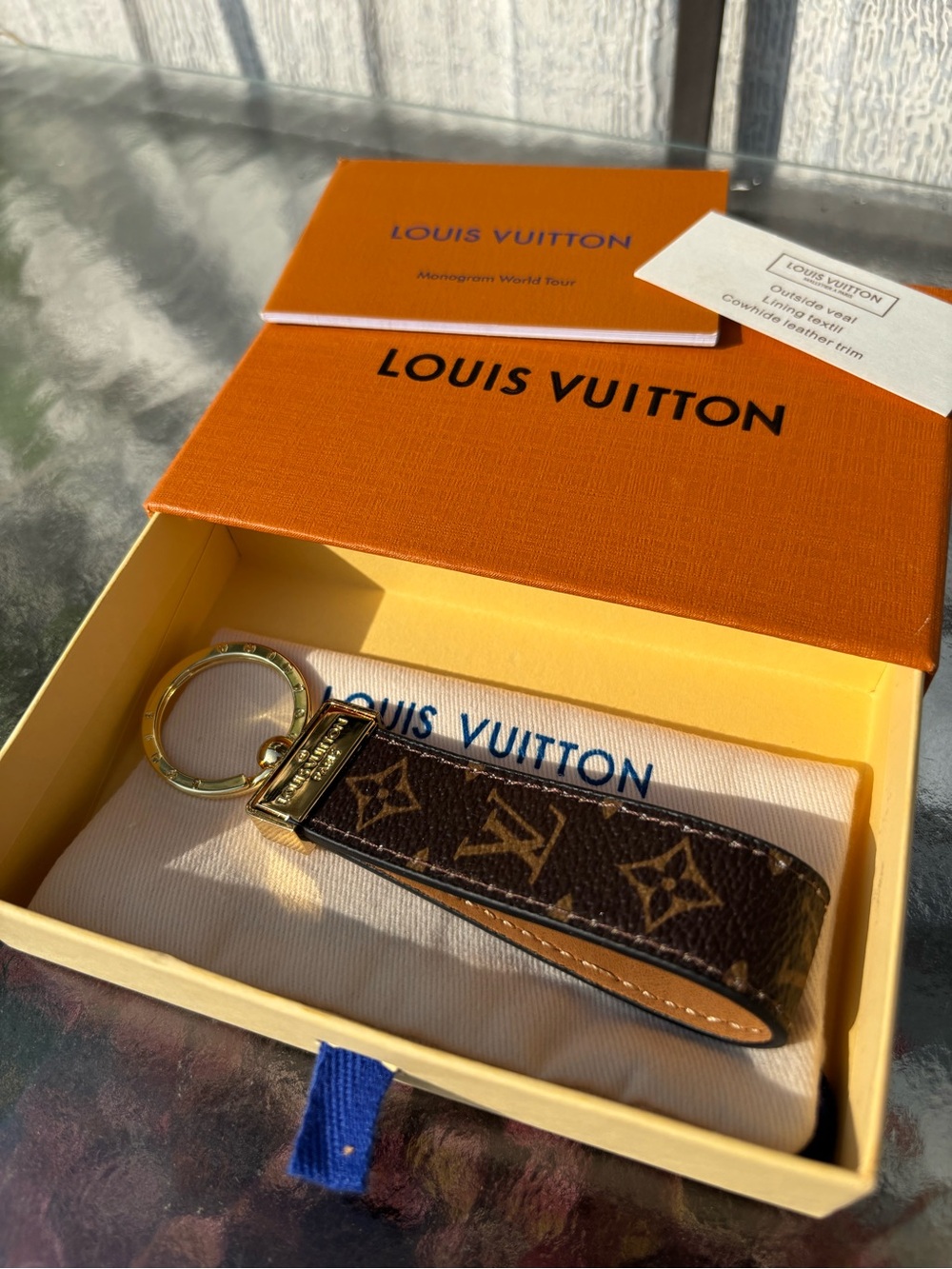 Louis Vuitton Brown Monogram Keychain